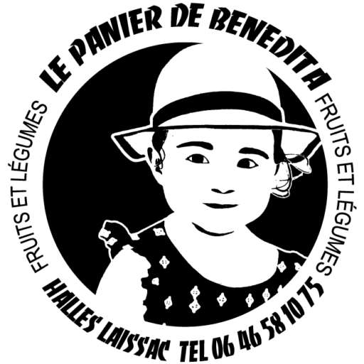 le-panier-de-benedita logo enfant sourire, fruits et légumes à Montpellier, Ecusson, Védas, Mauguio, Jacou, Castlenau Le Lez,